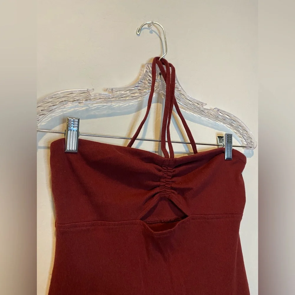 Open Edit Ribbed Dress - Picture 3 of 6